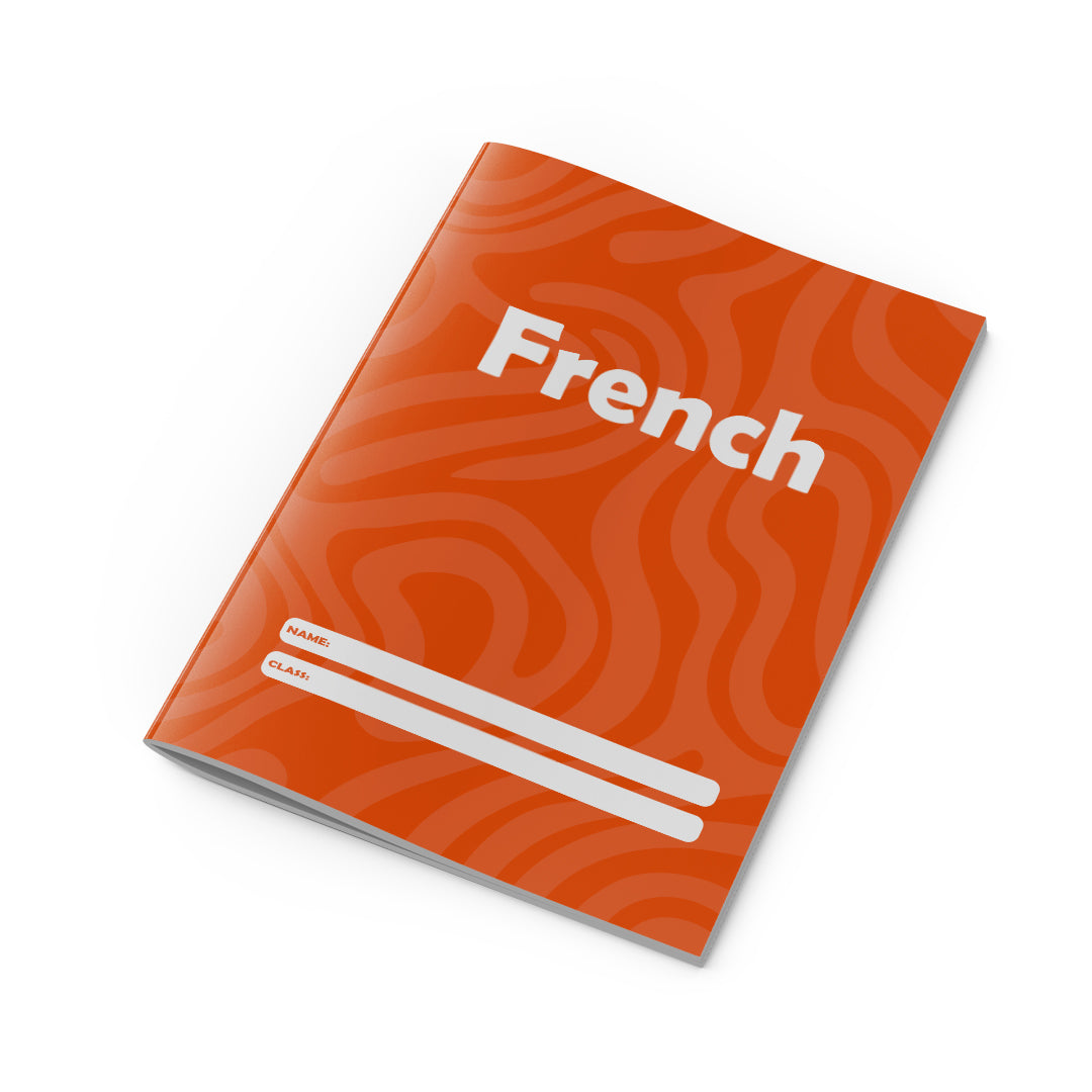 French Copybook Orange-2