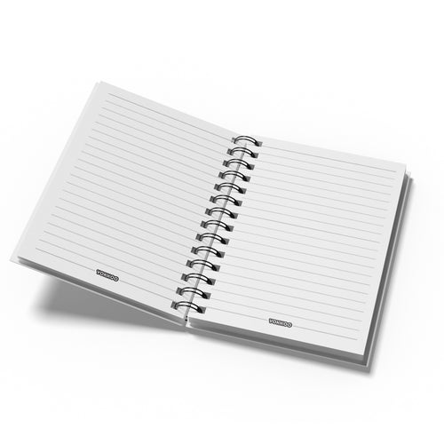 Beige Basic Wired Notebook
