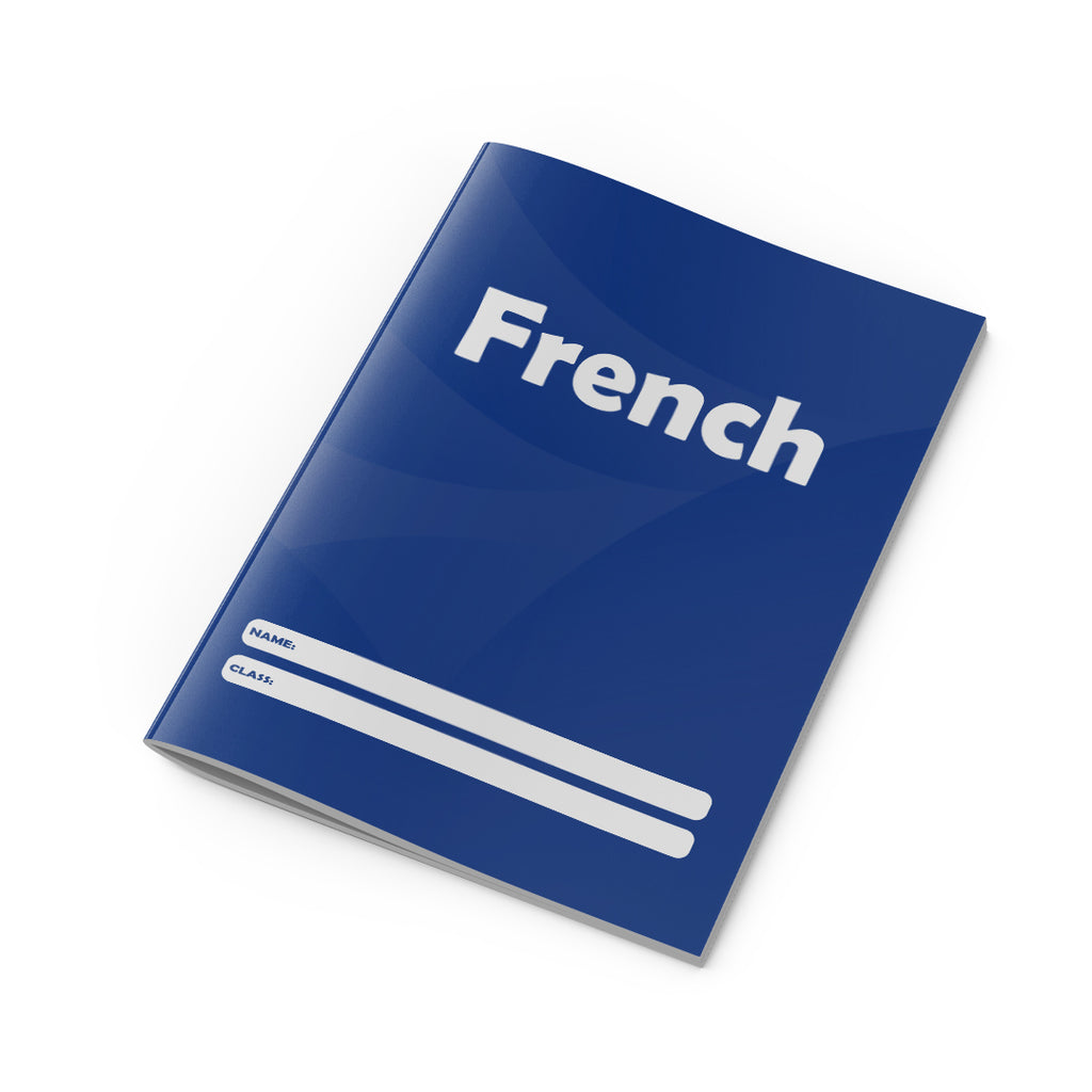 French Copybook Blue-1