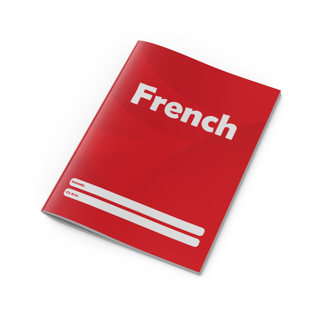 French Copybook Red-1