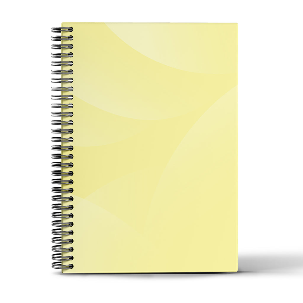 Beige Basic Wired Notebook