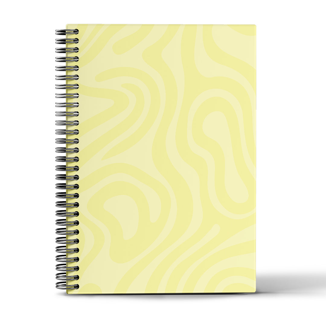 Beige Creative Wired Notebook