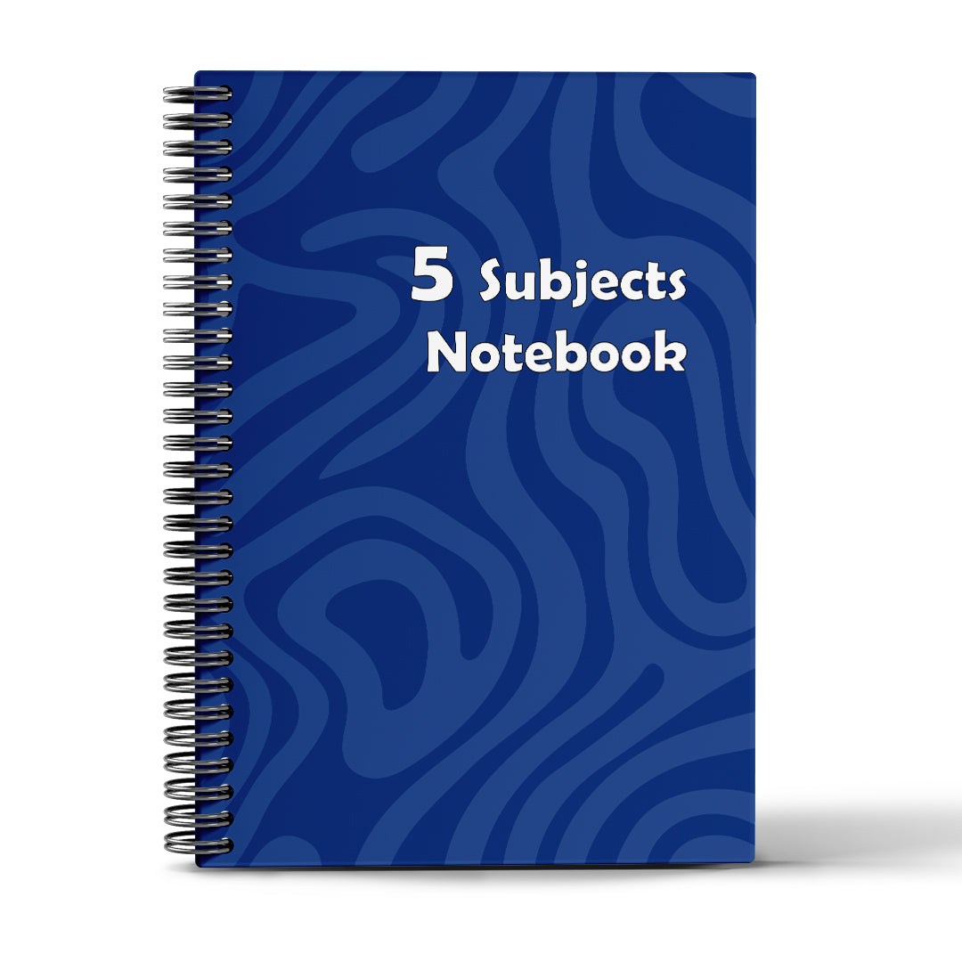 5 Subjects Notebook - 10 Colors - A4&A5  - 180 Sheets - Creative