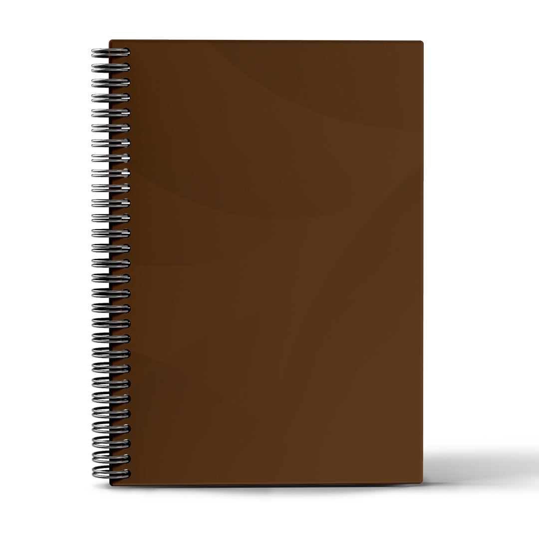 Brown Basic Wired Notebook