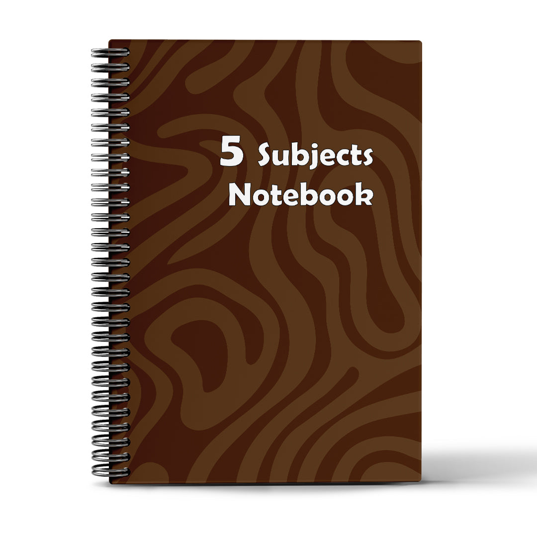 5 Subjects Notebook - 10 Colors - A4&A5  - 180 Sheets - Creative