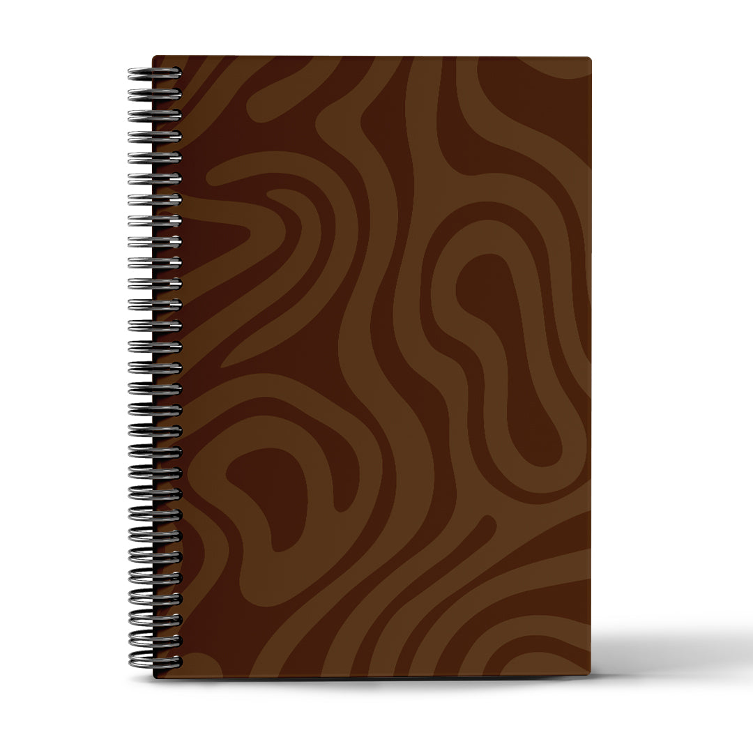 Brown Creative Wired Notebook