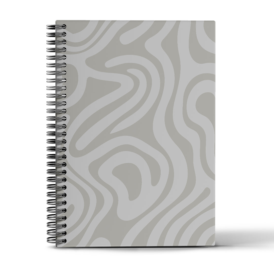 Gray Creative Wired Notebook