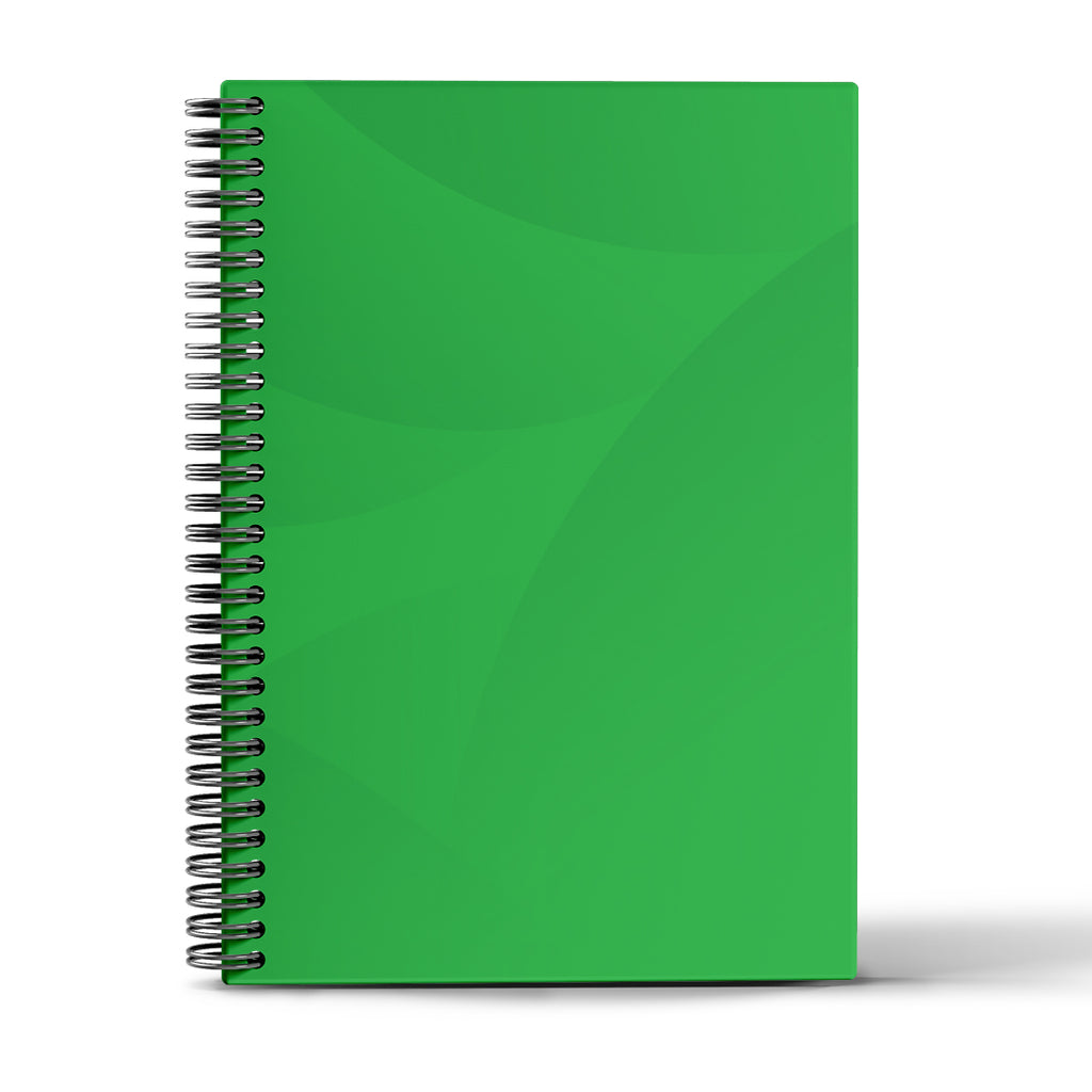 Greem Notebook Green Basic Colored Wired Notebook – 60–180 Sheets | Yokkoo – YOKKOO