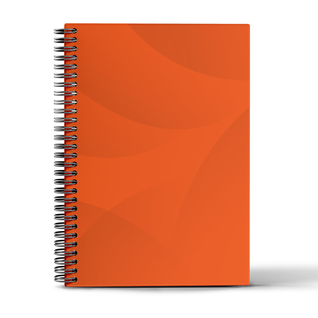 Orange Basic Wired Notebook