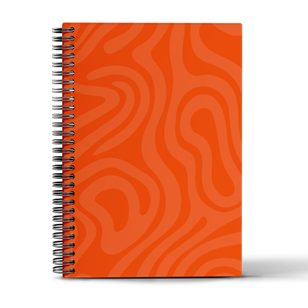 Orange Creative Wired Notebook