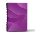 Purple Basic Wired Notebook