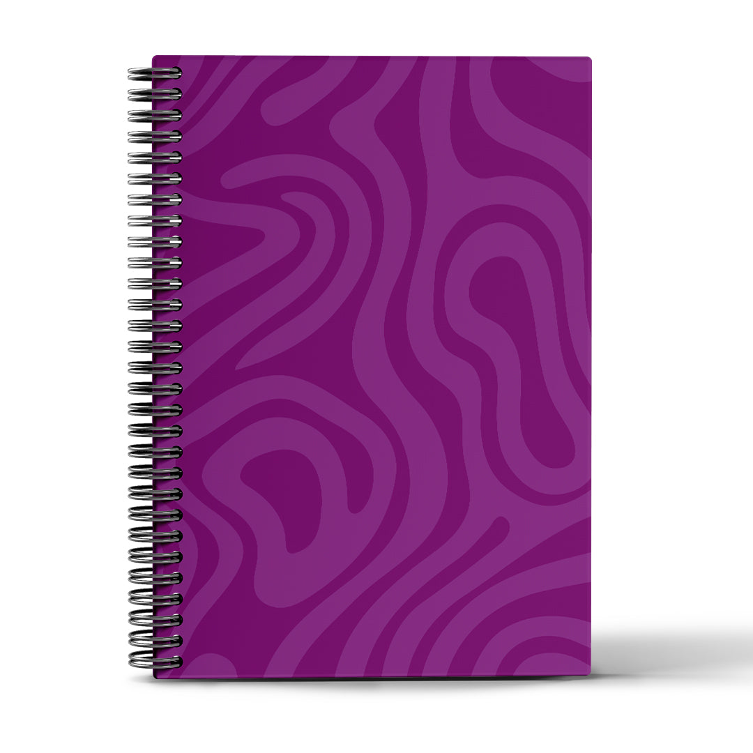 Purple Creative Wired Notebook