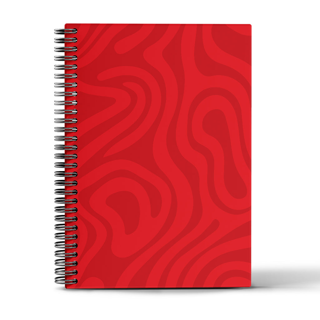 Red Creative Wired Notebook
