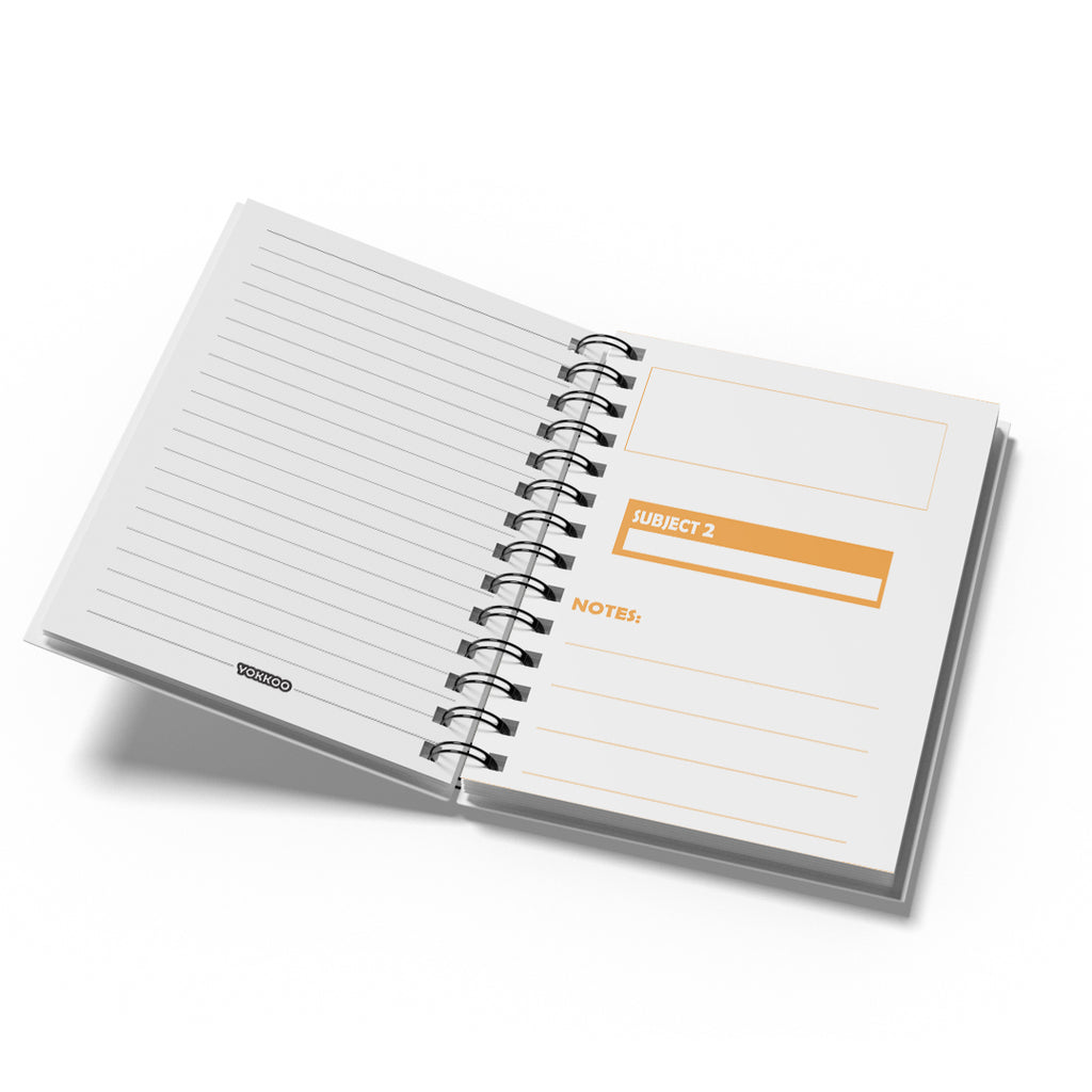 3 Subjects Notebook - 10 Colors - A4&A5  - 120 Sheets - Basic