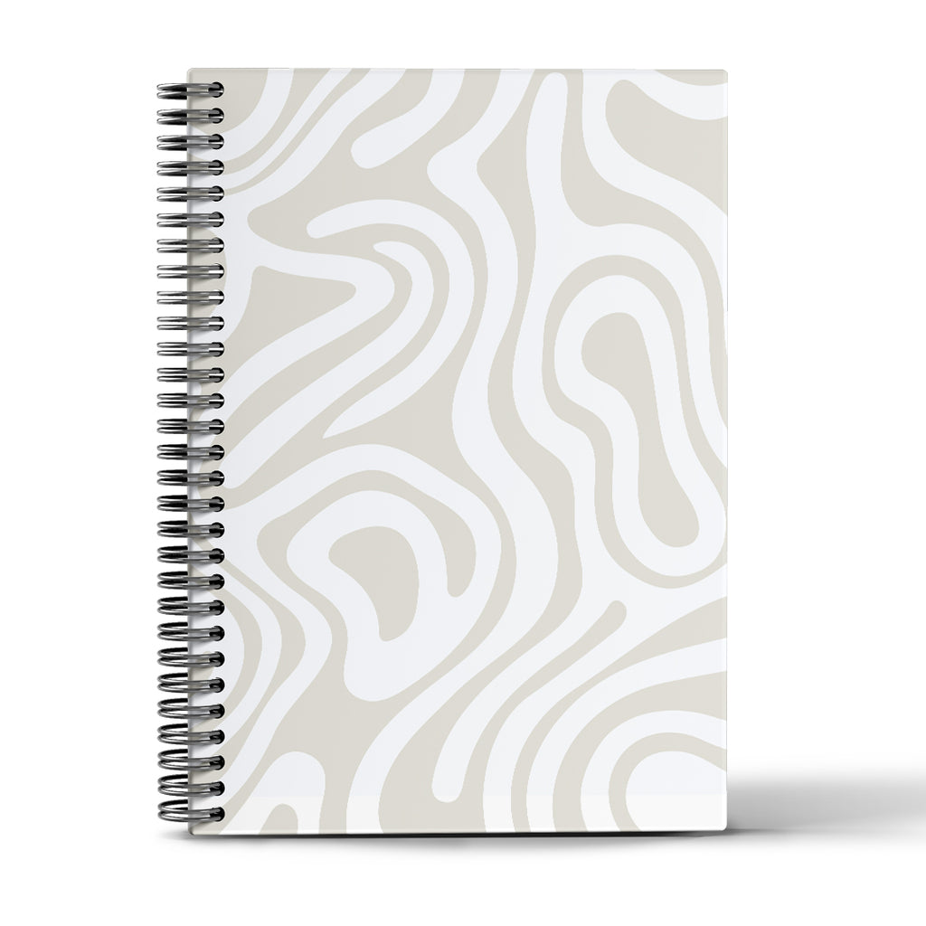 White Creative Wired Notebook