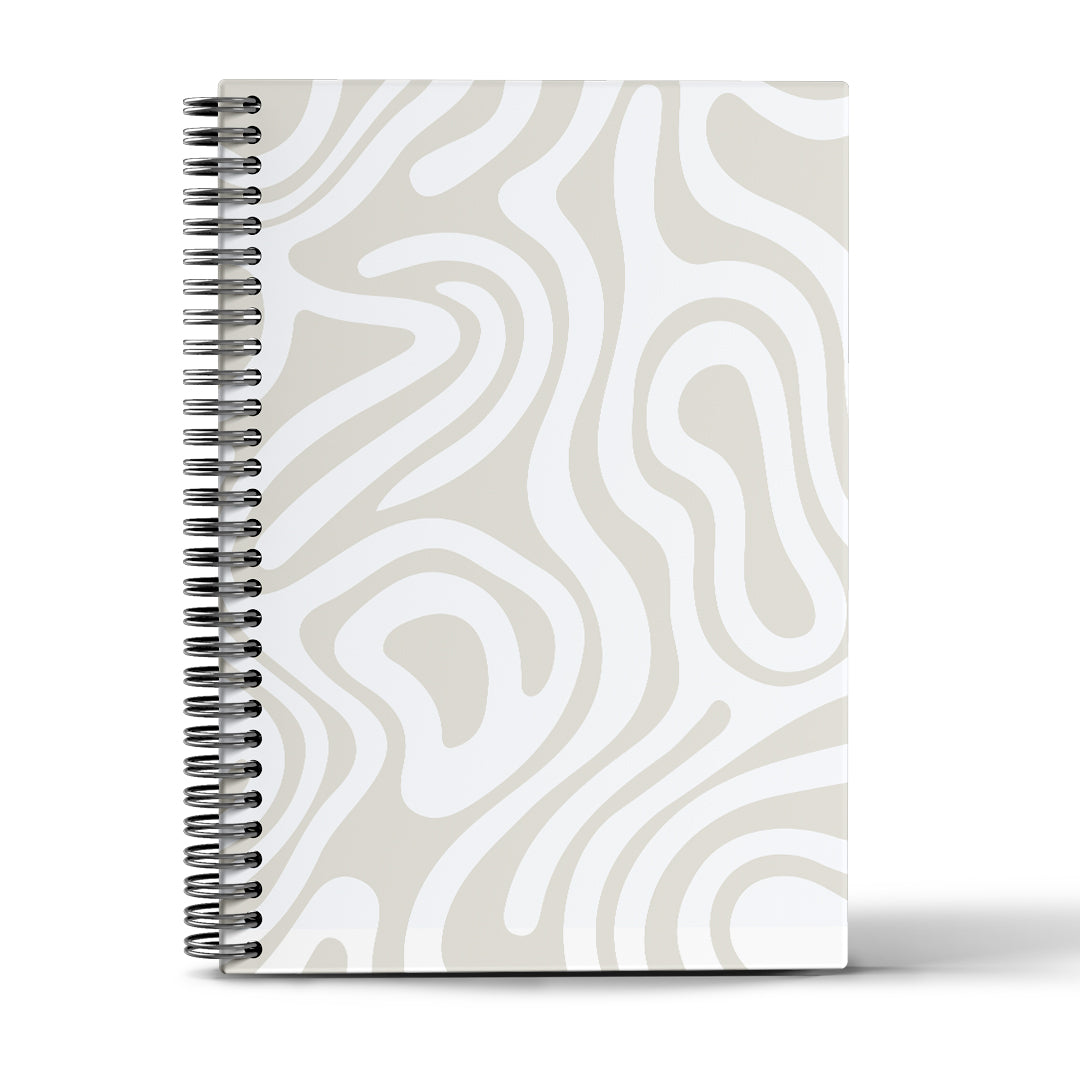 White Creative Wired Notebook