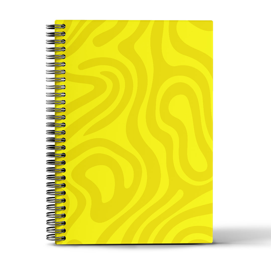 Yellow Creative Wired Notebook